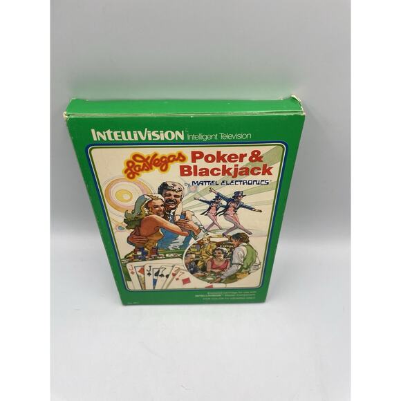 1979 Mattel Intellivision Las Vegas Poker & Blackjack Game COMPLETE, Tested - Picture 9 of 10